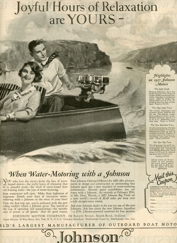 1927 original johnson outboard - 1927,