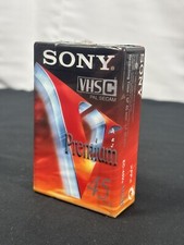 Sony VHS-C Premium Cassette Tape PAL SECAM Video Camera 45 min EC45VG NEW