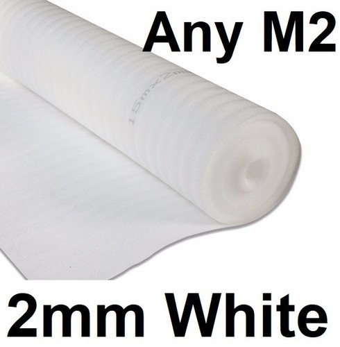 2mm white comfort underlay - 2mm, for