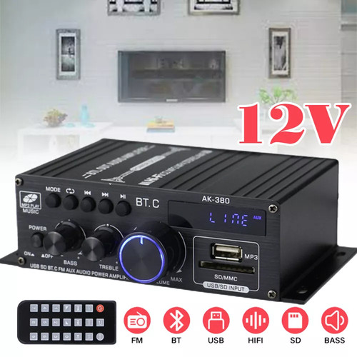 12v bluetooth mini hifi - bluetooth, power