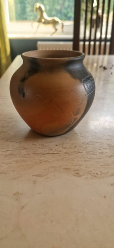 Burnished pit fired - , pottery