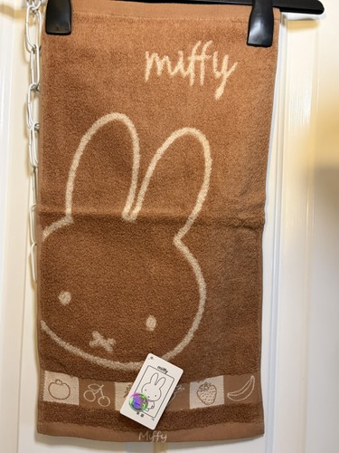 Miffy cotton hand towel bnwt - miffy,