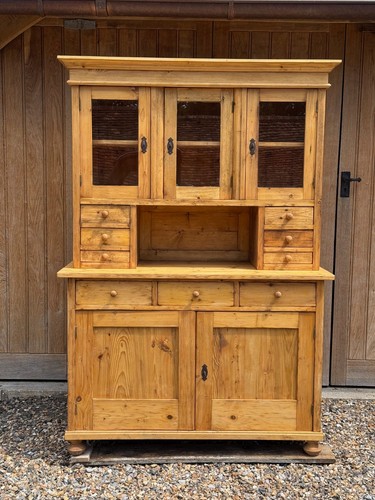 Traditional pine welsh dresser - pine,