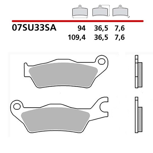Brembo front brake pad - brake, kit