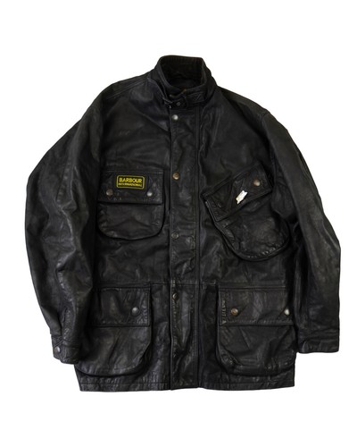 Barbour leather jacket - jacket, mens
