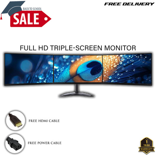 Triple multi monitor screen - triple,