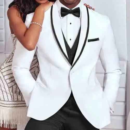 White new wedding tuxedo - new,