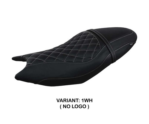 Seat saddle cover sihlar - saddle, white