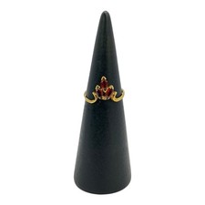 9ct 9K Yellow Gold Natural Red