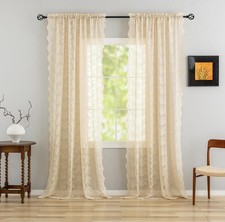 Vintage Lace Sheer Curtains