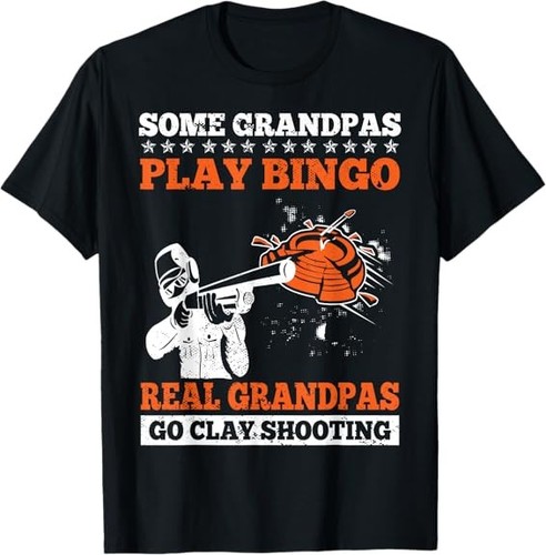 Funny skeet shooting - shooting, grandpa