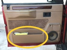 Range Rover Classic (Soft Dash), front door magazine / maps holder (pair)