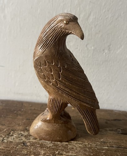 Wooden hand carved eagle - wooden,