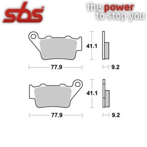 Pair brake pads 675rsi - of,