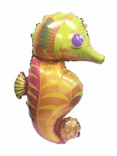Large seahorse glossy foil - large,