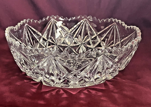 Vintage crystal cut glass - crystal,