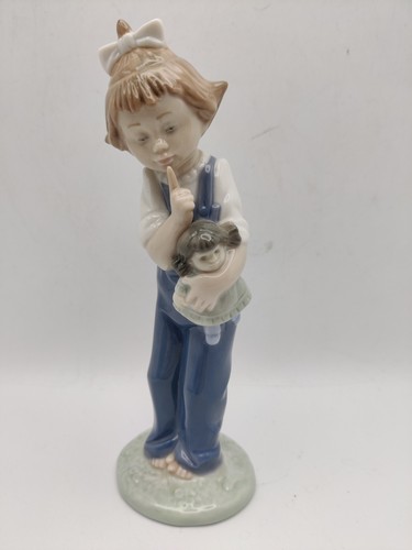 Figurine nao lladro hush - figurine,