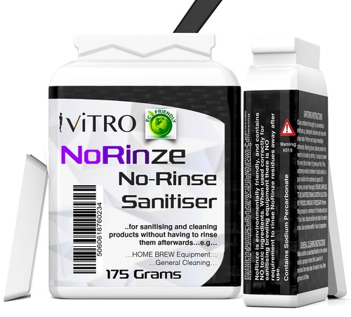 Rinse sanitiser sodium - no,