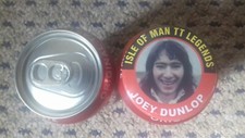 JOEY  DUNLOP (A) LEGENDS BADGE  55MM  IN  SIZE
