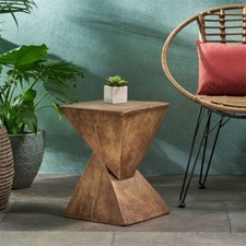 Concrete Accent Table Side