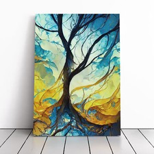 Abstract Tree No.2 Canvas Wall