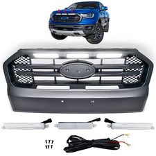 Grille double bar black led - bar,