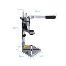 Bench Drill Press Stand + Depth Gauge - Plunge Power Pillar Pedestal Clamp