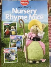 ALAN DART'S NURSERY RHYME MICE TOYS KNITTING PATTERN BOOK ( 2010 ) A5