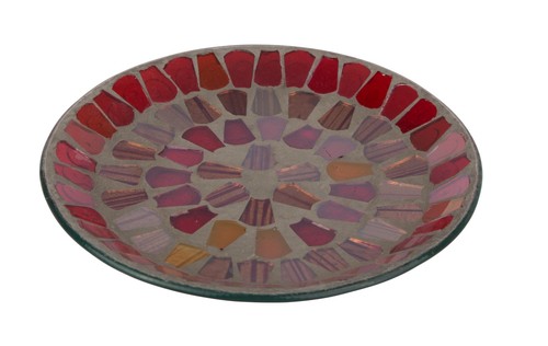 Decorative mosaic glass candle - decorative,