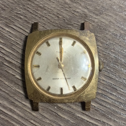 Vintage gents timex yellow - vintage,