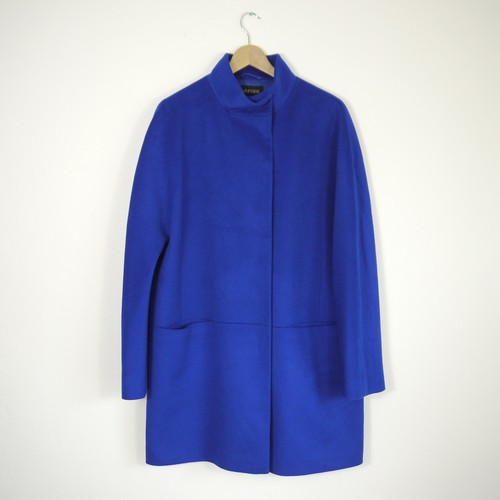 Jaeger wool coat cobalt blue - wool,