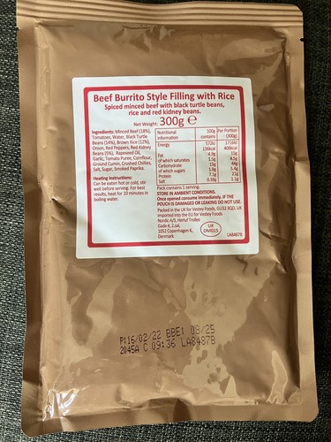 British army beef - british, burrito