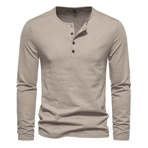 Men shirts long - t, sleeve