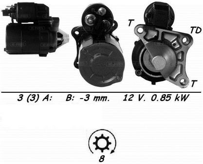 Genuine wai starter motor for - motor,