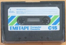 EMI C15 VINTAGE USED CASSETTE TAPE OBERHEIM OB-XA SYNTHESIZER DATA