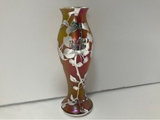 Silver overlay vase Loetz