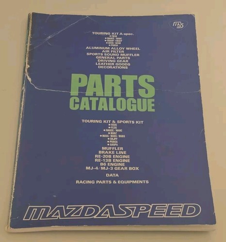 Mazdaspeed parts catalogue - mazdaspeed,