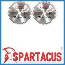 2x Spartacus Wood Cutting Saw Blade 160 mm x 50 Teeth x 20mm Bosch GSK24V