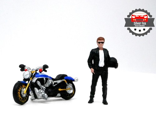 Motorcycle racing blue black - racing,
