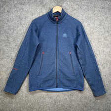 Mountain Equipment Kore Jacket Mens S Navy Full Zip High Neck Hiking Outdoors
