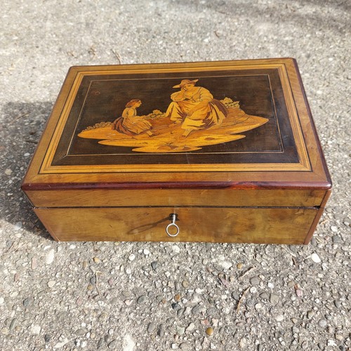 Casket biedermeier - casket,