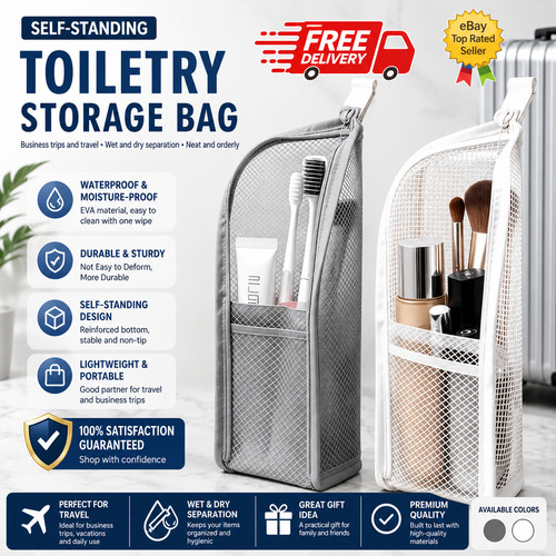 Standing toiletry bag - standing,