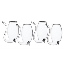 BARCRAFT SET OF 4 PORT SIPPERS