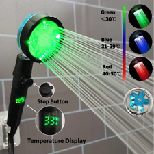 LED Digital Shower Head Temp