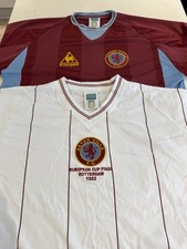 2 x Vintage Aston Villa Home &