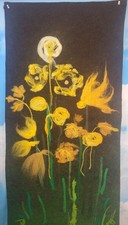 Felted Artwork Floral Wall