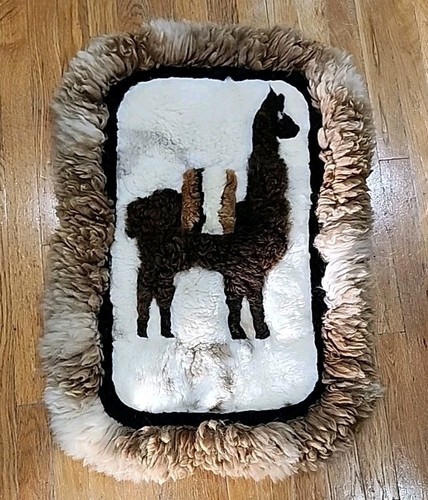 Vintage rare alpaca llama fur - llama,