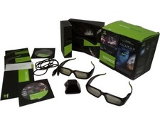 NVIDIA GeForce 3D Vision Glasses Kit with Accessories Untested