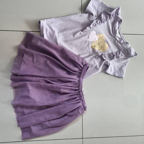 Girls top lilac tshirt - top, &