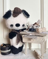 Artist handmade panda toy